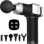 רק 19.9$/61 ש״ח (משלוח חינם בהגעה לסכום כולל של 49$ ומעלה) לאקדח עיסוי שרירים CAMEFER עם 30 מהירויות, 6 ראשים וסוללה חזקה לשחרור עמוק והקלה מיידית!!