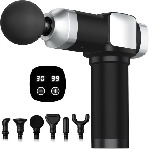 רק 19.9$/61 ש״ח (משלוח חינם בהגעה לסכום כולל של 49$ ומעלה) לאקדח עיסוי שרירים CAMEFER עם 30 מהירויות, 6 ראשים וסוללה חזקה לשחרור עמוק והקלה מיידית!!