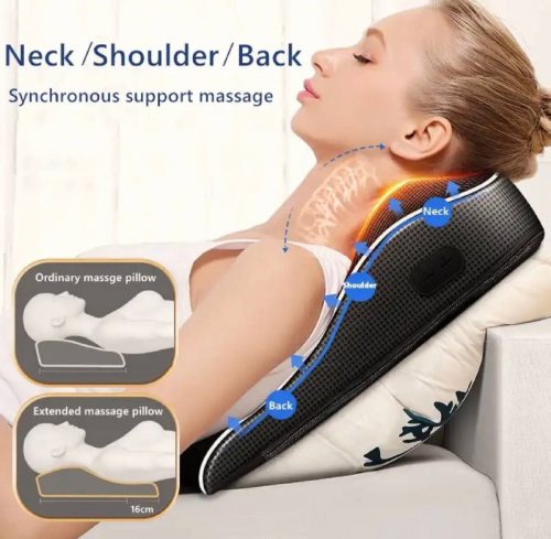 רק 24.9$/79 ש״ח למסאג'ר השיאצו העוצמתי עם עיסוי שיאצו עמוק, פונקציית חימום ורטט משולב!!