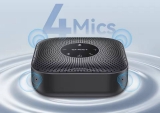 רק 36.7$/120 ש״ח לרמקול אלחוטי חכם EMEET M0 Plus עם קליטת קול היקפית 360°, 4 מיקרופונים וסינון רעשים – מושלם לשיחות עבודה מהבית או המשרד!!