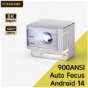 רק 72.1$/232 ש״ח למקרן Magcubic HY350 Max עם בהירות 700ANSI, פוקוס ויישור אוטומטיים, Android 14 ומעבד חדש!!