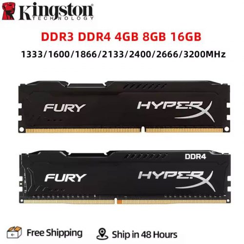 החל מ 12.7$/41 ש״ח לזיכרון HyperX Fury DDR3/DDR4 – שדרוג מהיר, אמין ומשתלם לכל מחשב שולחני!!