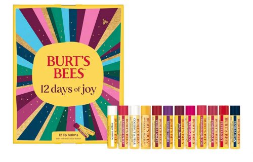 רק 21$/68 ש״ח (משלוח חינם בהגעה לסכום כולל של 49$ ומעלה) לערכת מתנה חגיגית מבית Burt’s Bees – עם 12 שפתונים בטעמים טבעיים באריזת אדוונט מהממת!!