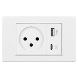 לחטוף!! רק 6$/20 ש״ח לשקע חשמל ישראלי מבית VISWE עם חיבור USB רגיל ו Type-C מובנה!!