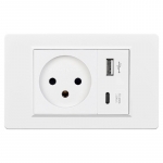 לחטוף!! רק 6$/20 ש״ח לשקע חשמל ישראלי מבית VISWE עם חיבור USB רגיל ו Type-C מובנה!!