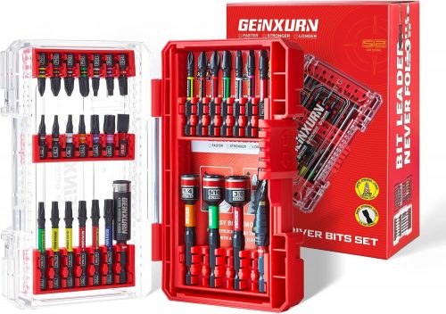 רק 12.5$/41 ש"ח (משלוח חינם בהגעה לסכום כולל של 49$ ומעלה) לסט ביטים מקצועי 32 חלקים מבית GEINXURN עם קופסת אחסון קומפקטית!!