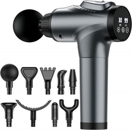 רק 25.6$/82 ש״ח (משלוח חינם בהגעה לסכום כולל של 49$ ומעלה) למכשיר העיסוי העוצמתי מבית APHERMA עם 30 רמות מהירות ו־9 ראשים לשרירים עמוקים!!