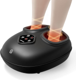 רק 79.9$/247 ש״ח מחיר סופי כולל הכל עד דלת הבית למכשיר עיסוי שיאצו לרגליים COMFIER עם חימום, לישה עמוקה ודחיסה להקלה על כאבים וכף רגל עייפה!!