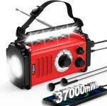 רק 19.9$/63 ש״ח (משלוח חינם בהגעה לסכום כולל של 49$ ומעלה) לרדיו חירום נטען עם פנס, טעינה לנייד, קליטת תחנות NOAA ואזעקת SOS – מושלם לבית ולטיולים!!