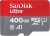 רק 34.9$\129 ש"ח (משלוח חינם בהגעה לסכום כולל של 49$ ומעלה) לכרטיס הזכרון המעולה מבית סאנדיסק SanDisk Ultra 400GB!!