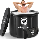 רק 136 ש"ח מחיר סופי כולל הכל עד דלת הבית לאמבטיית קרח Glagoss כולל מכסה ותיק נשיאה!! 