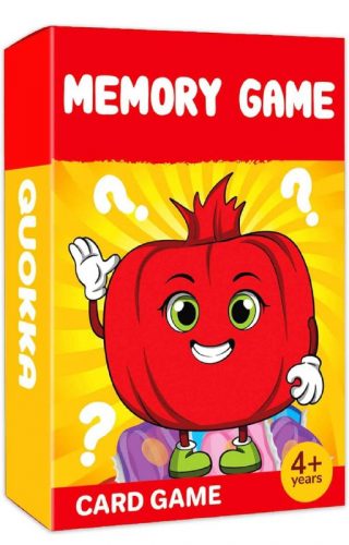 רק 7.1$/22 ש״ח (משלוח חינם בהגעה לסכום כולל של 49$ ומעלה) למשחק הזיכרון המקורי QUOKKA Memory Game עם קלפים צבעוניים ודמויות מתוקות – חוויה לימודית מושלמת לגילאי 4 ומעלה!!