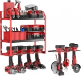 רק 25.6$/83 ש״ח (משלוח חינם בהגעה לסכום כולל של 49$ ומעלה) למתקן תלייה מקצועי לכלי עבודה עם מחזיק מקדחות נוסף – פתרון חכם, כבד ואסתטי לסידור מושלם של הסדנה או המוסך!!