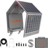 רק 167 ש"ח מחיר סופי כולל הכל עד דלת הבית לפאנל הסולארי בהספק 40W עם יציאות USB ו-DC, חסין למים בתקן IP65!!