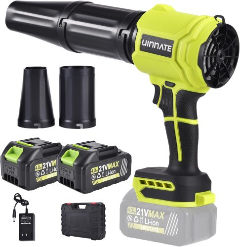 רק 29.9$/92 ש״ח (משלוח חינם בהגעה לסכום כולל של 49$ ומעלה) למפוח עלים אלחוטי Uinnate קל במיוחד עם מנוע עוצמתי, 2 סוללות 4000mAh, מטען מהיר וניקוי מושלם לגינה ולרכב!!
