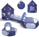 רק 29.9$/97 ש״ח (משלוח חינם בהגעה לסכום כולל של 49$ ומעלה) לסט אוהל משחק 3 ב־1 לילדים – כולל אוהל כוכבים, מנהרה ובור כדורים לקסמים בבית ובחוץ!!