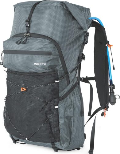 רק 42.3$/132 ש״ח מחיר סופי כולל הכל עד דלת הבית לתיק טיולים עמיד למים בנפח 30 ליטר עם שקית שתייה 3 ליטר וכיסוי גשם – מושלם לטיולים, רכיבה וטרקים!!