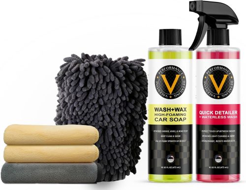 רק 23.9$/78 ש״ח (משלוח חינם בהגעה לסכום כולל של 49$ ומעלה) לערכת ניקוי הרכב החיצונית המלאה מבית Valentine Performance Detailing – לניקוי, הברקה והגנה מושלמת על כל רכב!!