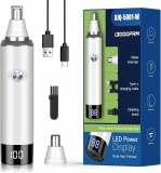 רק 9.9$\35 ש״ח (משלוח חינם בהגעה לסכום כולל של 49$ ומעלה) למסיר שיער מקצועי לאף, אוזניים, הגבות והפנים!!