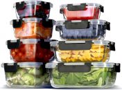 רק 30.5$/99 ש״ח (משלוח חינם בהגעה לסכום כולל של 49$ ומעלה) לסט של 8 קופסאות זכוכית עם מכסים מבית EATEX – עמידות בחום וקור, אטומות ונוחות במיוחד לאחסון והכנת ארוחות!!