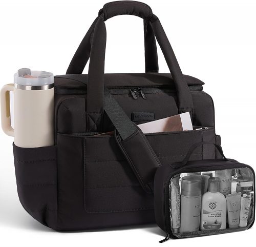 רק 25$/82 ש״ח מחיר סופי כולל הכל עד דלת הבית לתיק הנסיעות האיכותי מבית LOVEVOOK דגם Weekender Bags עם תא רטוב נפרד ורצועת כתף מרופדת!!