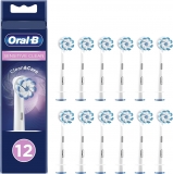 רק 39.6€/154 ש״ח מחיר סופי כולל הכל עד דלת הבית ל Oral-B Sensitive Clean ראשים למברשת שיניים חשמלית – מארז 12 יחידות!!