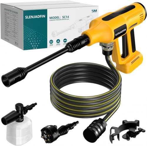 רק 229 ש"ח מחיר סופי כולל הכל עד דלת הבית לגרניק תואם סוללות של DEWALT או Makita בלחץ 700PSI עם 6 מצבים שונים לזרבובית!!