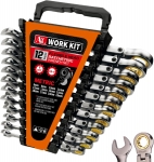 רק 36.9$/124 ש"ח (משלוח חינם בהגעה לסכום כולל של 49$ ומעלה) לסט מפתחות רַאצ’ט 12 חלקים המומלץ הרשמי של אמזון!!