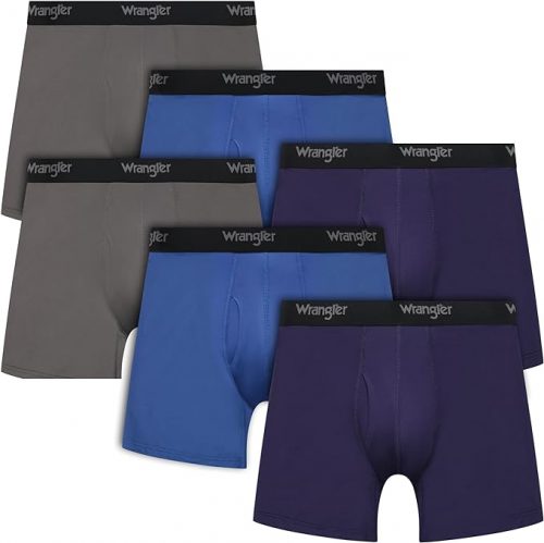 רק 38$\143 ש"ח (משלוח חינם בהגעה לסכום כולל של 49$ ומעלה) לשישיית בוקסרים מבית Wrangler!!