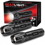 רק 14$\48 ש"ח (משלוח חינם בהגעה לסכום כולל של 49$ ומעלה) לסט 2 פנסים טקטים המומלצים הרשמיים של אמזון GearLight LED S1000 כוללים נרתיקים!!