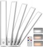 רק 22.4$/73 ש״ח (משלוח חינם בהגעה לסכום כולל של 49$ ומעלה) לסט 5 מנורות ה־LED האלחוטיות באורך ‎9.6‎ אינץ׳ עם חיישן תנועה מבית Chasesun!!