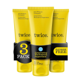 רק 19.4$/60 ש״ח (משלוח חינם בהגעה לסכום כולל של 49$ ומעלה) למארז 3 משחות שיניים TWICE עם פלואוריד, הקלה לרגישות, הלבנה ונשימה רעננה בטעם מנטה ווינטרגרין!!
