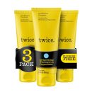 רק 19.4$/60 ש״ח (משלוח חינם בהגעה לסכום כולל של 49$ ומעלה) למארז 3 משחות שיניים TWICE עם פלואוריד, הקלה לרגישות, הלבנה ונשימה רעננה בטעם מנטה ווינטרגרין!!