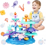 רק 8$\27 ש"ח (משלוח חינם בהגעה לסכום כולל של 49$ ומעלה) לסט משחק חינוכי לבניית עולם ימי קסום מבית INKLAB, מושלם לגילאי 3 עד 7!!