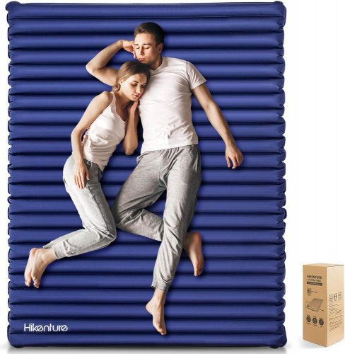 רק 49.9$\179 ש"ח מחיר סופי כולל הכל עד דלת הבית למזרן מתנפח זוגי מבית Hikenture עם מנגנון ניפוח מובנה!!