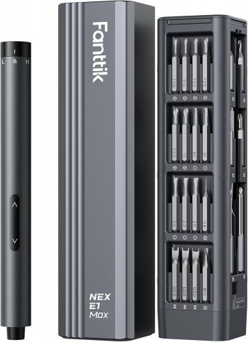 רק 44.9$\149 ש"ח (משלוח חינם בהגעה לסכום כולל של 49$ ומעלה) למברגה חשמלית וערכת ביטים מגנטיים 50 ב-1 מבית Fanttik דגם E1 Max!!  