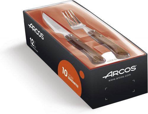 רק 50€/190 ש״ח מחיר סופי כולל הכל עד דלת הבית לסט סכום ARCOS לסטייק 12 חלקים ל 6 סועדים!!