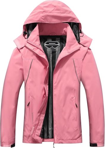 רק 19.9$/61 ש״ח (משלוח חינם בהגעה לסכום כולל של 49$ ומעלה) למעיל גשם נשים MOERDENG קליל עם קפוצ׳ון מתכוונן, בד נושם ועמידות למים לטיולים וחורף!!