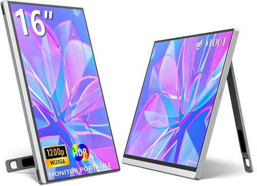 רק 75.9$/242 ש״ח מחיר סופי כולל הכל עד דלת הבית למסך נייד 16″ עם תצוגת IPS חדה, חיבורים כפולים, עיצוב אלומיניום דק וניידות מקסימלית!!