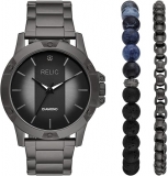 רק 69$\229 ש"ח מחיר סופי כולל הכל עד דלת הבית לשעון יפהפה מבית Relic by Fossil מסדרת Rylan עשוי פלדת אל חלד!!