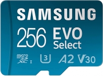 רק 17.9$\66 ש"ח (משלוח חינם בהגעה לסכום כולל של 49$ ומעלה) לכרטיס הזכרון המומלץ הרשמי של אמזון מבית סמסונג SAMSUNG EVO Select 256GB!!