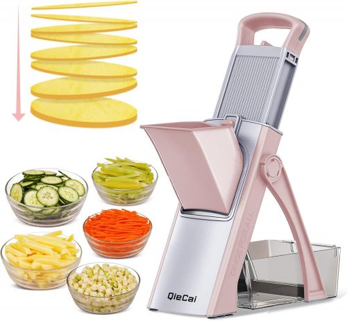 רק 101 ש"ח (משלוח חינם בהגעה לסכום כולל של 49$ ומעלה) למנדולינה למטבח, עם להבי אל חלד מובנים!!