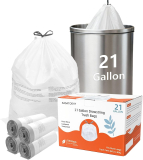 רק 27.5$/85 ש״ח (משלוח חינם בהגעה לסכום כולל של 49$ ומעלה) למארז 100 שקיות אשפה 80 ליטר KASATODAY חזקות במיוחד בעובי 1.2 מיל עם סגירת שרוך אטומה!!