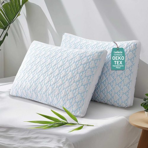 רק 19.9$/65 ש״ח (משלוח חינם בהגעה לסכום כולל של 49$ ומעלה) לסט של שתי כריות ויסקו איכותיות עם כיסוי במבוק ויסקוזה וצד קירור ייחודי מבית Caelorin!!