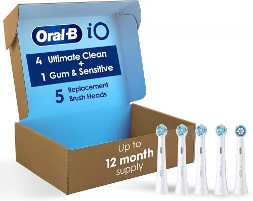 רק 29.7$/96 ש״ח (19.9 ש״ח לראש) למארז 5 ראשי Oral-B iO הכולל 4 ראשי Ultimate Clean וראש Sensitive White לניקוי עמוק ועוצמתי!!