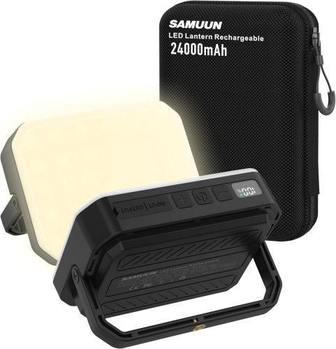 רק 22.9$/73 ש"ח (משלוח חינם בהגעה לסכום כולל של 49$ ומעלה) לפנס הקמפינג הרב־עוצמה מבית SAMUUN!!