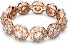 רק 113.3$/351 ש״ח מחיר סופי כולל הכל עד דלת הבית לטבעת SWAROVSKI Anillo Constella 5642616 בציפוי זהב ורוד יוקרתי, עיצוב אלגנטי ומראה נוצץ קלאסי שמתאים לכל הופעה!!