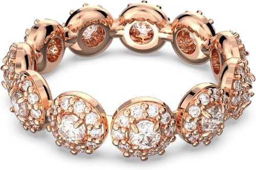 רק 113.3$/351 ש״ח מחיר סופי כולל הכל עד דלת הבית לטבעת SWAROVSKI Anillo Constella 5642616 בציפוי זהב ורוד יוקרתי, עיצוב אלגנטי ומראה נוצץ קלאסי שמתאים לכל הופעה!!