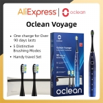 רק 21.6$/82 ש״ח למברשת השיניים החשמלית הנהדרת Oclean Voyage!!