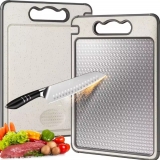 רק 18.1$/59 ש״ח ללוח חיתוך דו־צדדי מנירוסטה איכותית עם ציפוי סיליקון נגד החלקה – עמיד, היגייני ונוח לשימוש יומיומי!